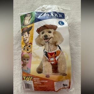 Halloween Costume Disney Pixar Toy Story Woody Pet Dog Size Large NEW